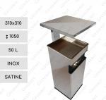 GESSERIT-STR C 300 INOX SZ F  - HULLADÉKGYŰJTŐS SZEMETES